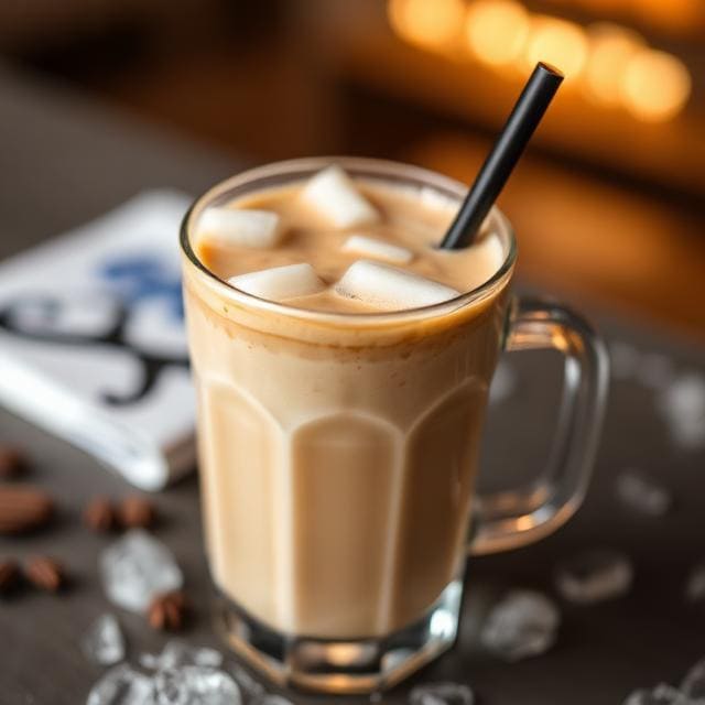 Iced Latte Six Ounces Coffee